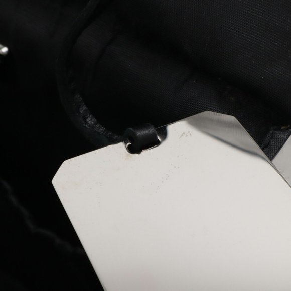 CHANEL Paris New York Line Tweed Chain Vanity Bag Black White - Picture 9 of 10